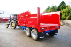 Marshalls Agricultural Monocoque Trailer QM/8 with Barn Doors